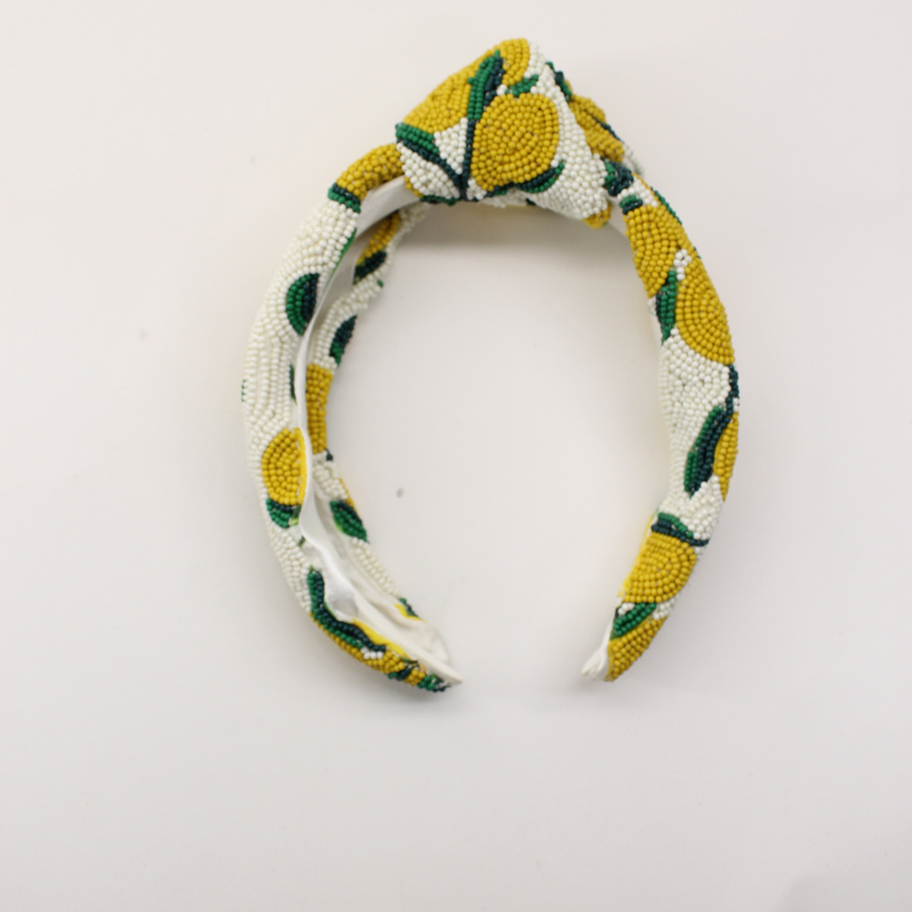 J.Crew lemon bead pattern headband